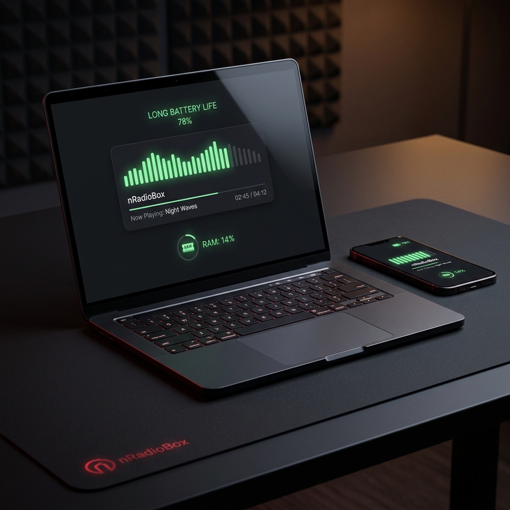 Internet Radio vs. Streaming Services: Battery and RAM