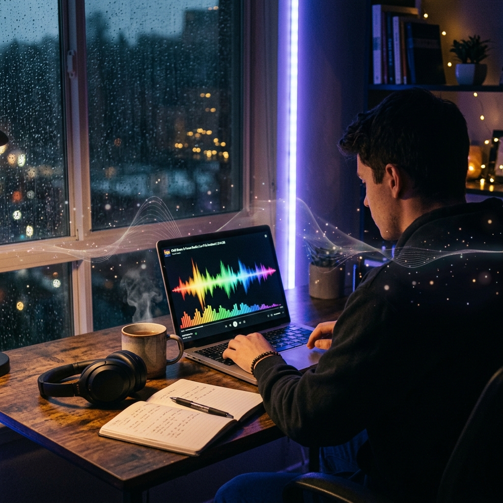 Lo-Fi and Ambient Radio Stations for Productivity
